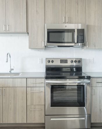 White kitchen tile backsplash